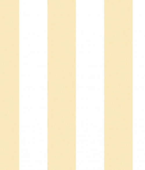 Brede striber gul faded - tapet - 10x0,53 m - fra GALERIE