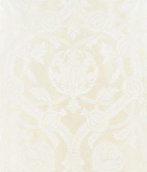 Isabella Ivory velour - tapet - 10x0,52m - fra Designers Guild