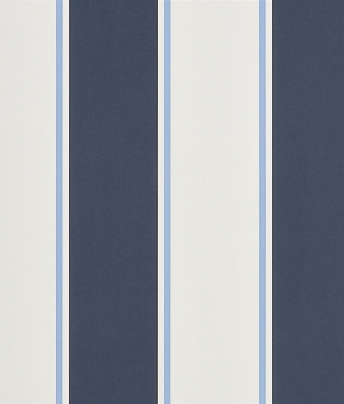 Mapleton Stripe midnight - tapet - 10x0.52m - fra Ralph Lauren