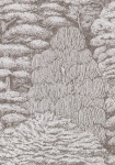 Woodland Toile ivory/charcoal - tapet - 10,05x0,52 m - fra Sanderson