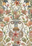 Protea Garden hvid - tapet - 10.00x0.52m - fra Cole & Son