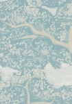 Eternal Oak skyblå - tapet - 10,05x0,686 m - fra Harlequin