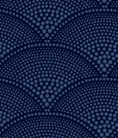 Feather fan geometrisk blå - tapet - 10x0,53 m - fra Cole & Son