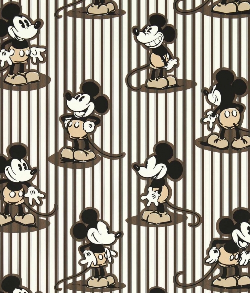 Mickey Stripe humbug - tapet - 10.05x0.686m - fra Sanderson