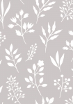 Skandinavisk Blomstermønster grå 139084 - tapet - 10,05x0,53 m - fra ESTA HOME