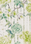 Kyoto Flower emerald - tapet - 10x0,52 m - fra Designers Guild