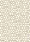 Jungle Chic 377071 beige/hvid/grå - tapet - 10.05x0.53m - fra Architects Paper