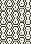 Jungle Chic 377075 beige/sort/hvid - tapet - 10.05x0.53m - fra Architects Paper