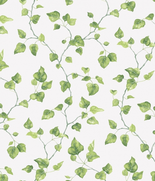 Just Ivy hvid - tapet - 10.00x0.53m - fra GALERIE