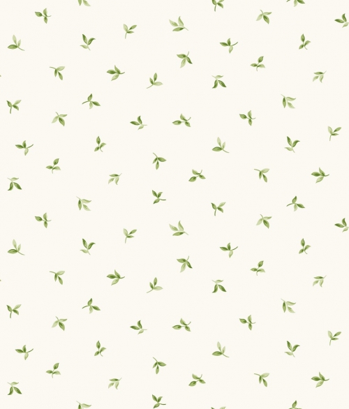 Leaf Toss hvid - tapet - 10.00x0.53m - fra GALERIE