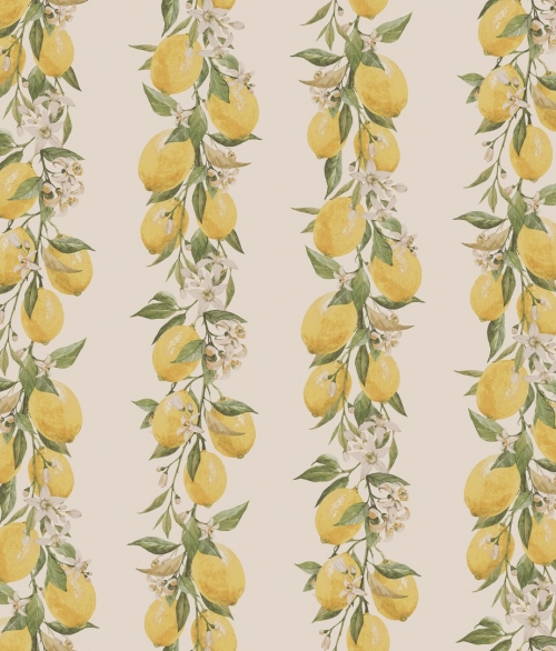 Lemon Stripe beige - tapet - 10.00x0.53m - fra GALERIE