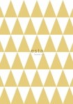 Little Bandits gule trekanter - tapet - 10,05x0,53 m - fra ESTA HOME