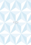 Little Bandits blåt mønster - tapet - 10,05x0,53 m - fra ESTA HOME