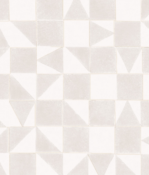 Geometri beige, grå - tapet - 10,x0,52 m - fra Eijffinger