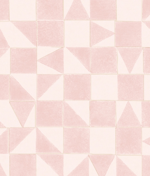 Geometri pink - tapet - 10,x0,52 m - fra Eijffinger