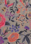 Oriental Garden lilla/gul/rosa - tapet - 10,00x0,52 m - fra Missoni Home