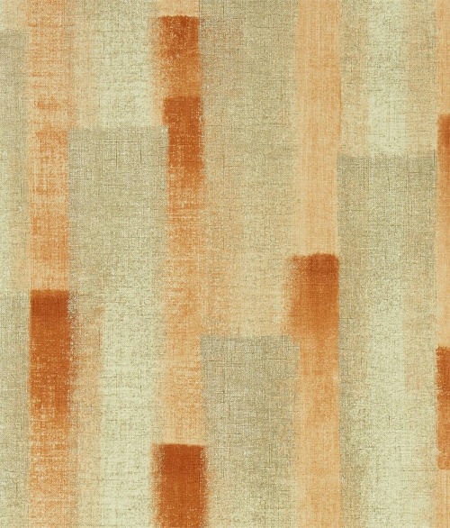 Suzuri Orange - tapet - 10,05x0,52 m - fra Harlequin