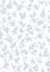 Små lyseblå blomster - tapet - 11,20x0,53 m - fra Tapetcompagniet 