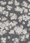 Black snow flowers - tapet - 10,05x0,53 m - fra Tapetcompagniet 
