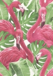 Flamingo lyserød - tapet - 10x0,53 m - fra Tapetcompagniet 