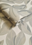 Nicolai Leaf Beige - tapet - 10.05x0.53m - fra Holden Decor