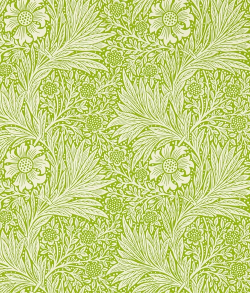 Marigold grøn - tapet - 10.05x0.52m - fra Morris & Co.