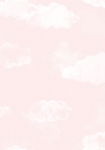 Cloud pink - tapet - 10.00x0.53m - fra GALERIE
