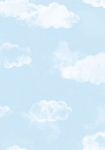Cloud sky blå - tapet - 10.00x0.53m - fra GALERIE
