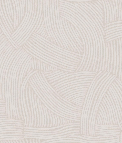 Twist hvid creme 318010 - tapet - 10x0.52m - fra Eijffinger