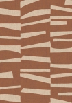 Twist brun/terracotta 318026 - tapet - 10x0.52m - fra Eijffinger