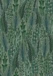 Amherst grøn - tapet - 10.05x0.53m - fra Holden