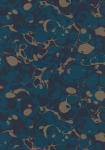 Marble blå/grøn/guld - tapet - 10.05x0.686m - fra Harlequin