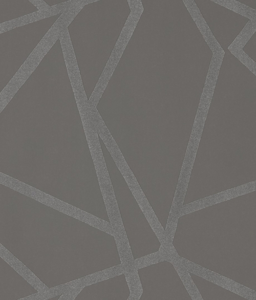 Sumi Shimmer koks - tapet - 10.05x0.686m - fra Harlequin
