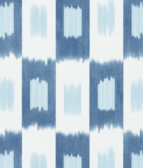 Shiruku blå - tapet - 10.05x0.52m - fra Harlequin