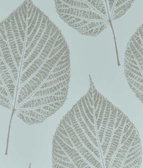 Leaf "gilver" - tapet - 10.05x0.52m - fra Harlequin