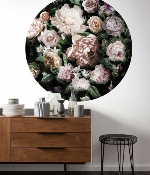 Flower Couture - Wallsticker - 1,25x1,25 m - fra Komar