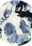 Arty Blue - Wallsticker - 1,25x1,25 m - fra Komar