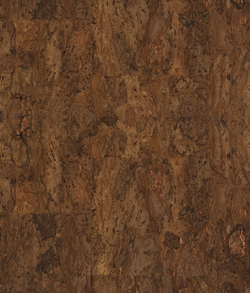 Natural Wallcoverings 3 kobber, brun - tapet - 5.50x0.91m - fra Eijffinger