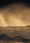 Golden Wave - fototapet - 100x200 cm - fra Komar 