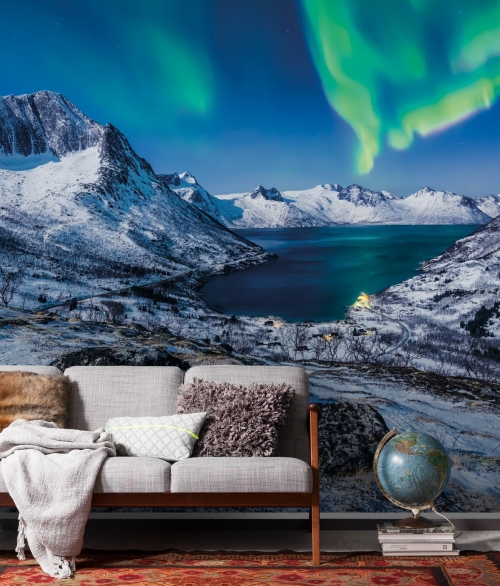 I LOVE Norway - fototapet - 250x400 cm - fra Komar 