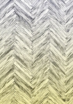 Herringbone Yellow Panel - fototapet - 250x100 cm - fra Komar 