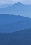 Blue Mountain  Panel - fototapet - 250x100 cm - fra Komar 