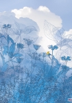 Blue Sky - fototapet - 250x200 cm - fra Komar 