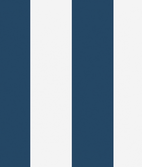 Orust Stripe blå og hvid - tapet - 10,05x0,53 m - fra Borås