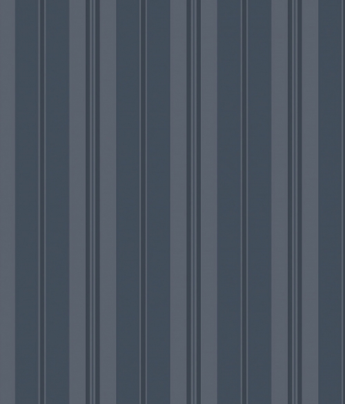 Sandhamn Stripe mørk blå - tapet - 10,05x0,53 m - fra Borås