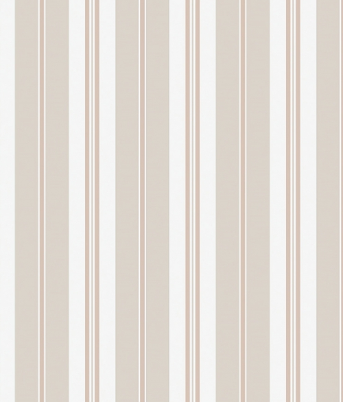 Sandhamn Stripe beige og lyserød - tapet - 10,05x0,53 m - fra Borås