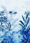 Blue Jungle - fototapet - 2,8x3 m - fra Tapetcompagniet