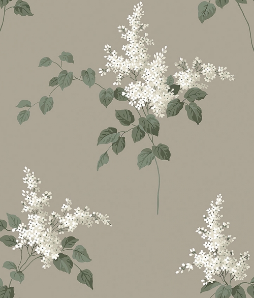 Lilacs brun - tapet - 10.05x0.53 - fra Borås