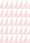 Graphical Triangles lyserød - tapet - 10,05x0,53 m - fra ESTA HOME