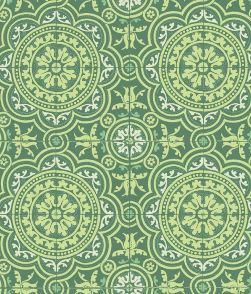 Picadilly grøn - tapet - 10x0,53 m - fra Cole & Son